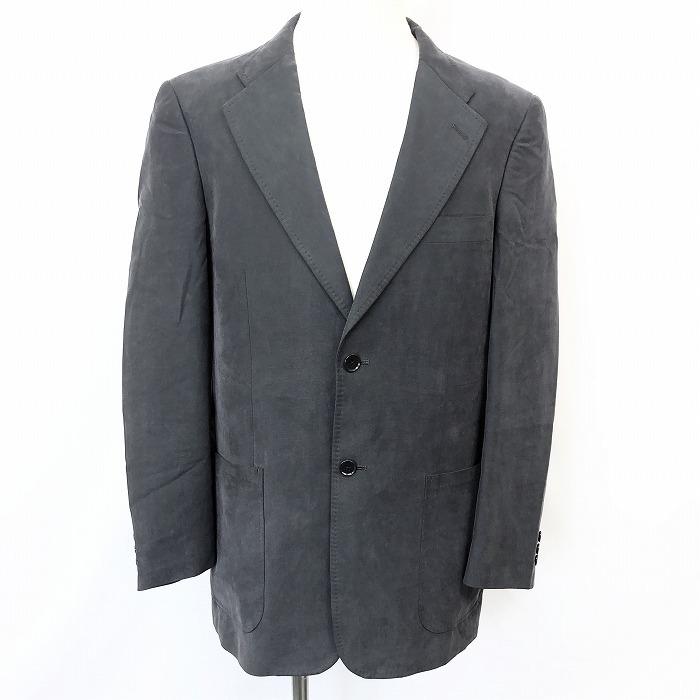 British Khaki ブリティッシュカーキ L メンズ テーラードジャケット 背抜き裏地 若干光沢 長袖 テンセル 綿 チャコール系 ネイビー Kl Undo Rowa ヤフー店 通販 Yahoo ショッピング