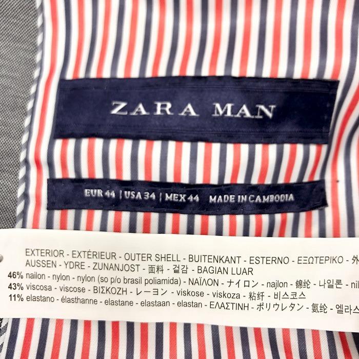 ZARA ザラマン MAN テーラードジャケット 背抜き裏地 一部 ZARA ザラマン MAN テーラードジャケット 背抜き裏地 一部