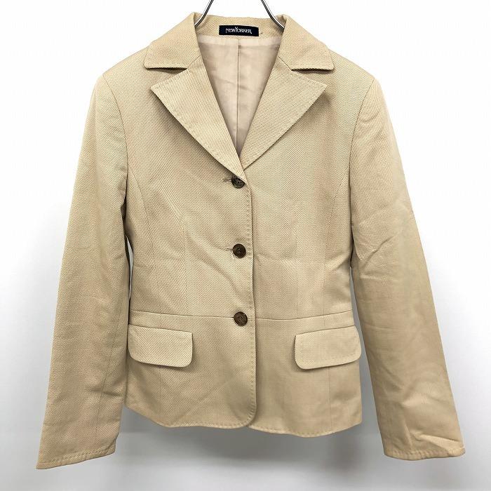 NEWYORKER（ニューヨーカー） テーラードジャケット 3つボタン シェル