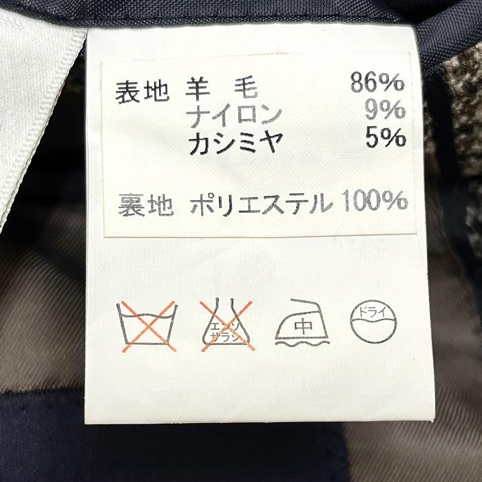 ターン|ニッケ TERN|NIKKE テーラードジャケット 千鳥格子 総裏地 長袖