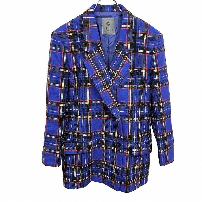 ジンチ❄maison ウールリネンジャケット36 ELLEウールジャケット ジンチ❄maison ウールリネンジャケット36