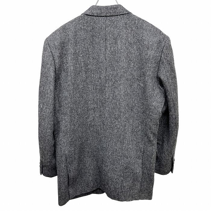 【新品】MASTERY テーラードジャケット 起毛 3つボタン 肩パッド入り(厚さ約3cm) 総裏地 サイドベンツ ウール100% M ヘザーグレー メンズ |  | 01