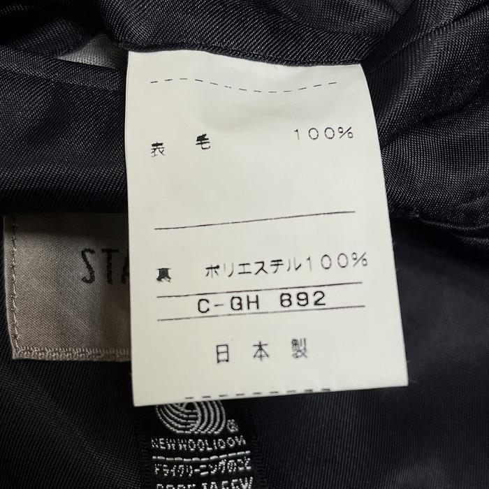 STAGE-LOVE ブレザー ジャケット 厚手の肩パッド(厚さ約3cm) 無地 背抜き裏地 毛100% 98AB6(胸囲98/胴囲88/身長175) ネイビー 紺 メンズ |  | 05