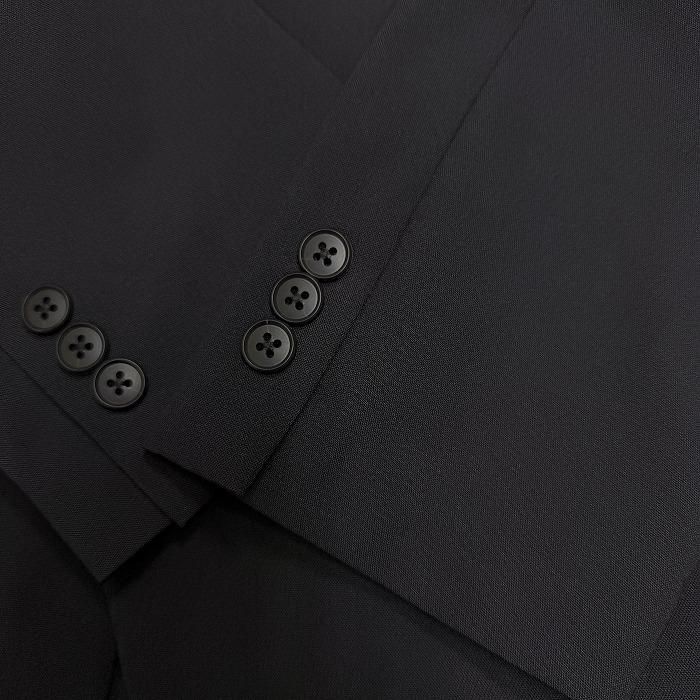 ユニクロ 【新品】UNIQLO 感動ジャケット 裏地無し 無地 2つボタン留め センターベント 長袖 ポリ×複合繊維 L ダークネイビー 濃紺 メンズ | ユニクロ | 02