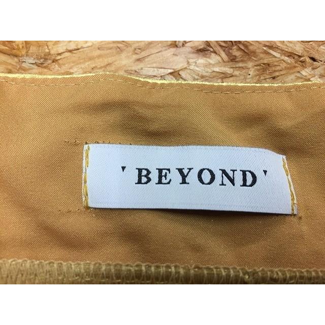 ビヨンド BEYOND ビスチェ トップス ベロア フリル ポリエステル100% イエローゴールド系 レディース | BEYOND | 03