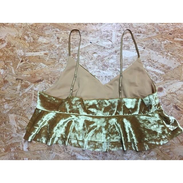 ビヨンド BEYOND ビスチェ トップス ベロア フリル ポリエステル100% イエローゴールド系 レディース | BEYOND | 06