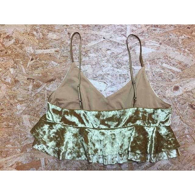 ビヨンド BEYOND ビスチェ トップス ベロア フリル ポリエステル100% イエローゴールド系 レディース | BEYOND | 02