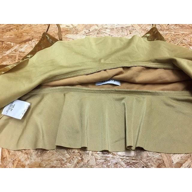 ビヨンド BEYOND ビスチェ トップス ベロア フリル ポリエステル100% イエローゴールド系 レディース | BEYOND | 04