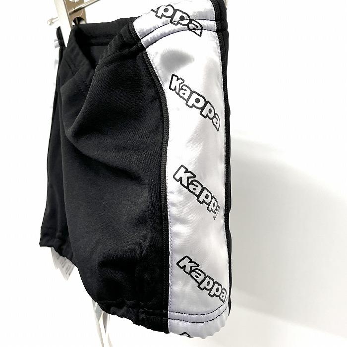 【新品】 GYDA × KAPPA ジェイダ×カッパ F レディース ロゴライン ベアビスチェ 胸にカップ入り ストレッチ ブラック×ホワイト系 黒 | GYDA | 02