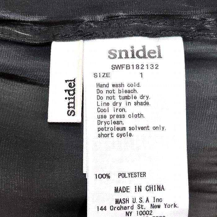 スナイデル SNIDEL 薄手 シアービスチェ シフォンビスチェ 裏地無し 透け感 サイドホック留め 無地 ポリ100% M (1) ブラック 黒 レディース | SNIDEL | 02