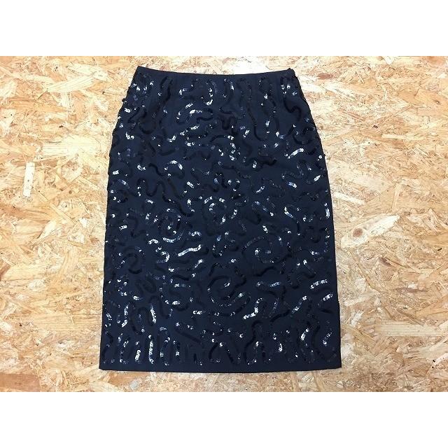 タルボット TALBOTS コクーンスカート ビーズ スパンコール サイド 