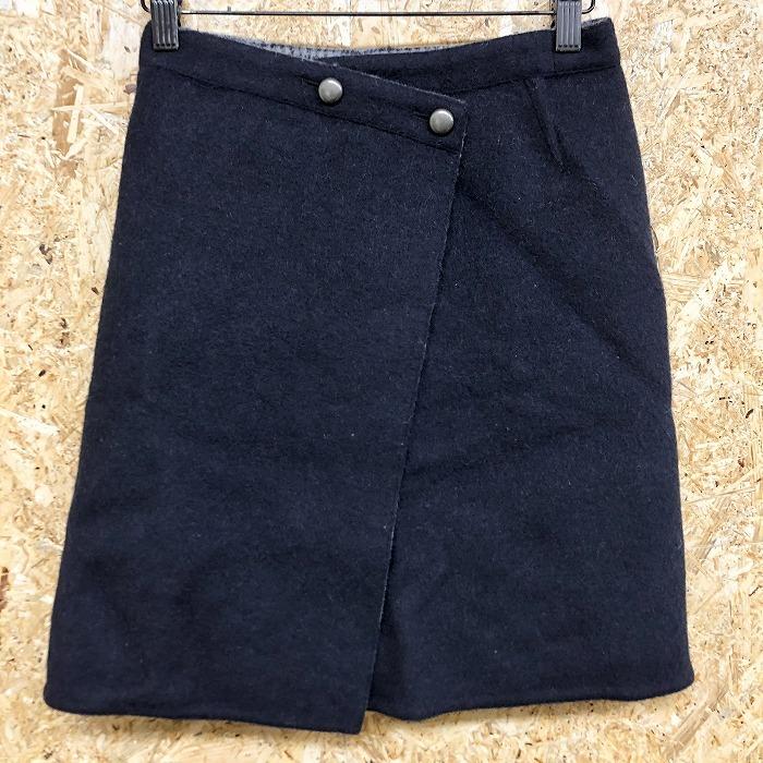 IENA イエナ 34 レディース リバーシブルラップスカート ひざ丈 グレン 