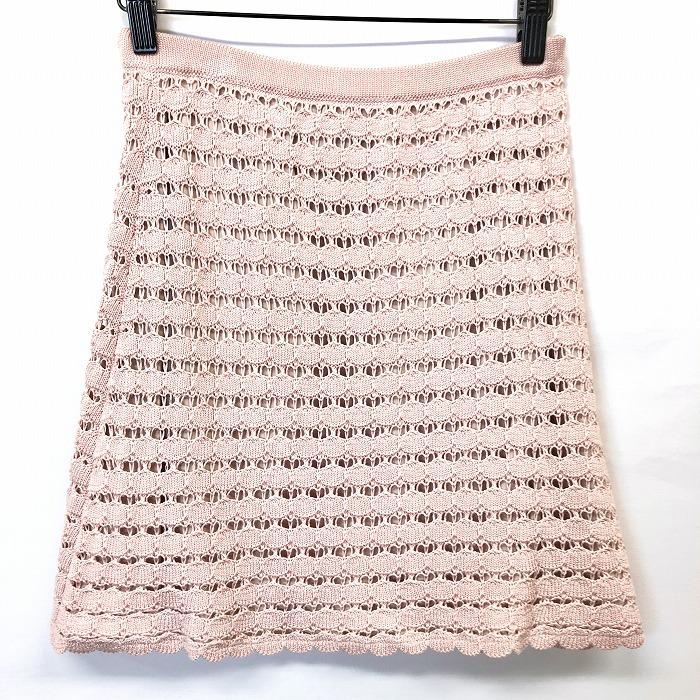 定価12万円ブルーガールblugirl ワンピースピンク刺繍レース