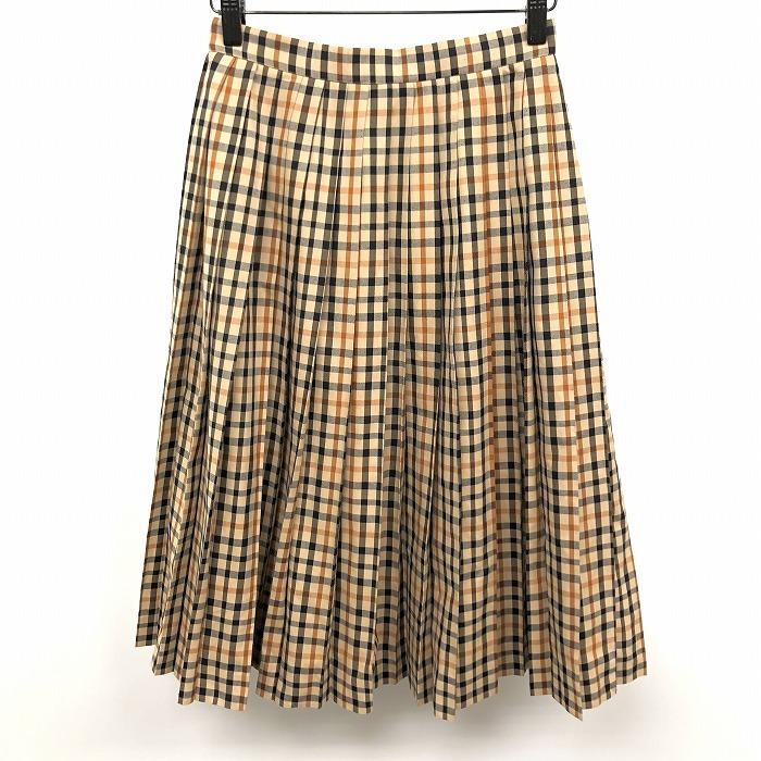 新品‼️DAKS フレアスカート DAKS ENGLAND ダックス 63-90 レディース プリーツフレア
