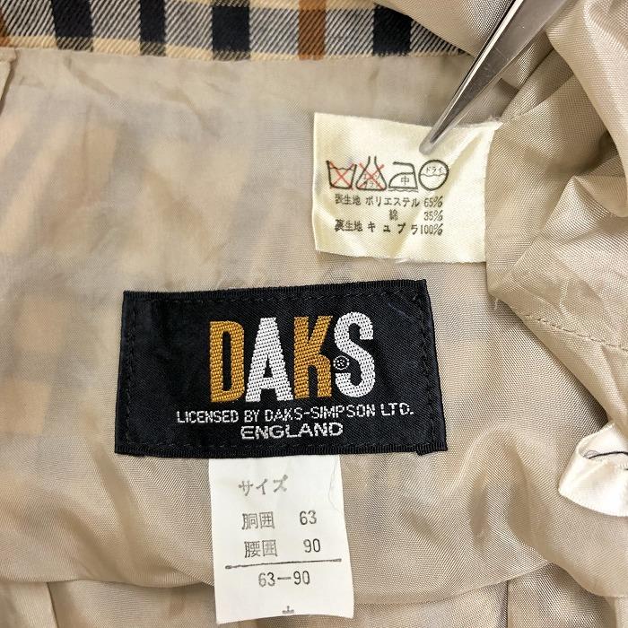 新品‼️DAKS フレアスカート DAKS ENGLAND ダックス 63-90 レディース プリーツフレア