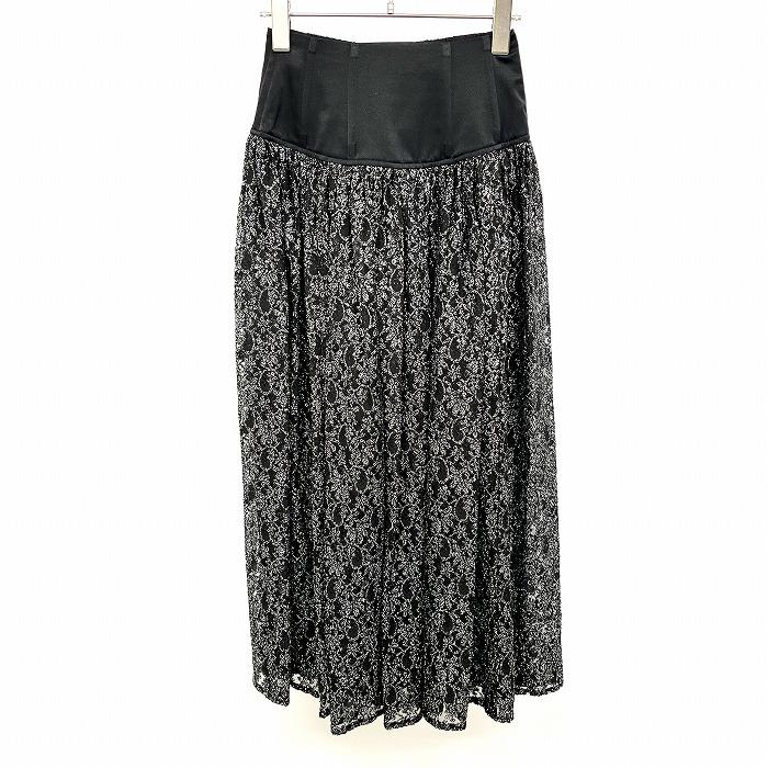 FRAY I.D フレイアイディー フレアレーススカート ウエストゴム  