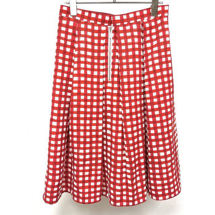 INED（イネド） 11号 L レディース フレアスカート ボックスプリーツ