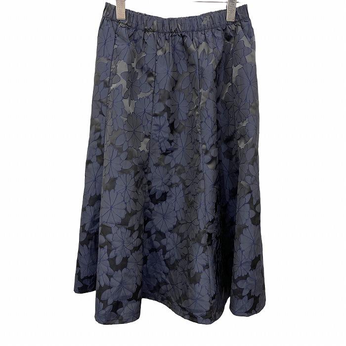 ラプリモ 【新品】LA PRIMO フレアスカート ロング 花柄 刺繍 ウエスト