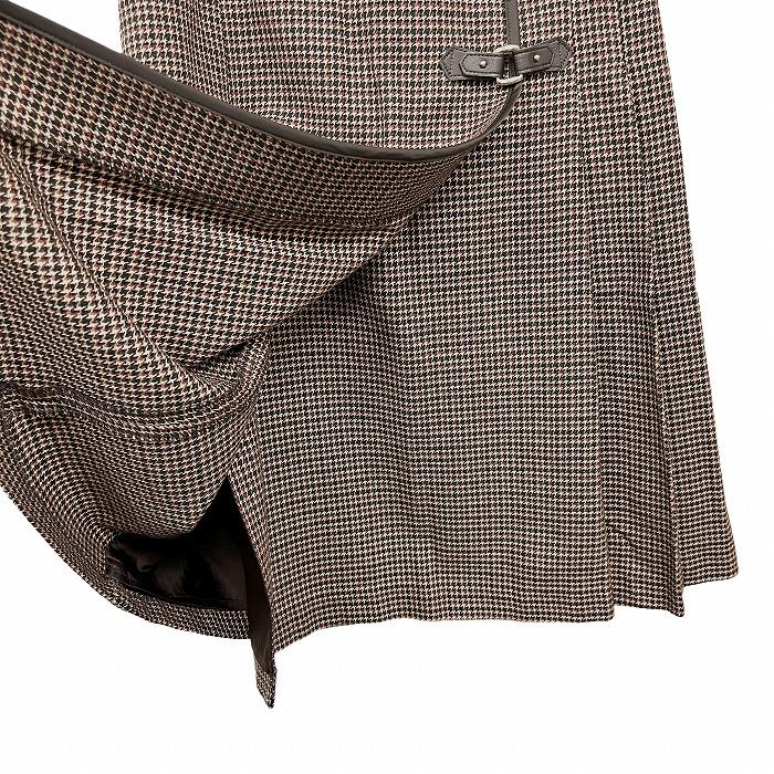 J.PRESS（J.プレス） ジェイプレス ラップスカート 裏地付き 千鳥格子