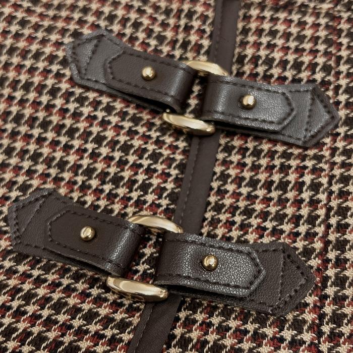 J.PRESS（J.プレス） ジェイプレス ラップスカート 裏地付き 千鳥格子