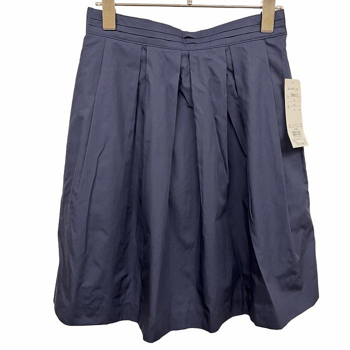 【Karl Park Lane】【新品】タックフレアスカート ネイビー Karl Park Lane】【新品】タックフレアスカート ネイビー