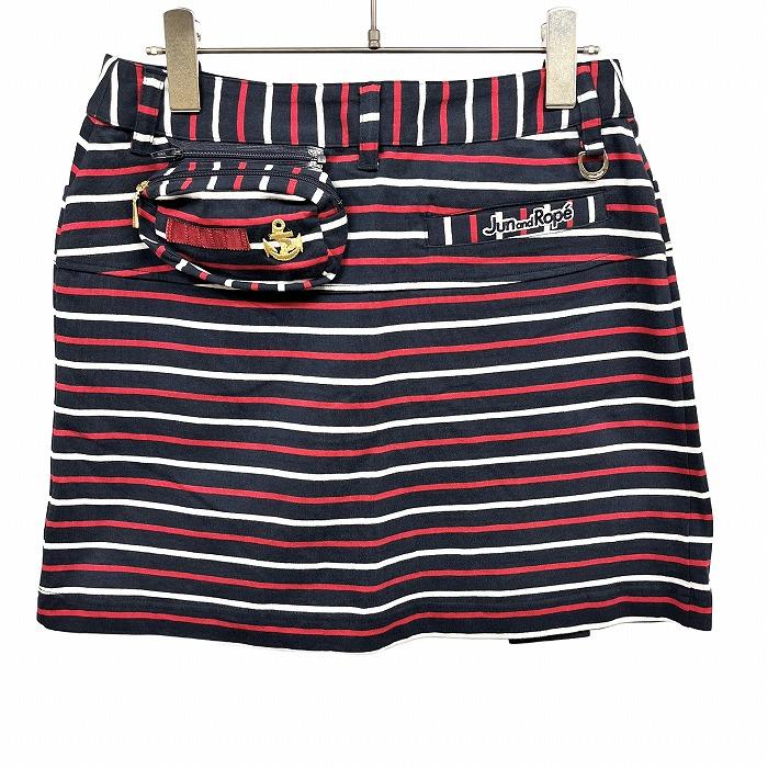 jun&ropeゴルフスカート JUN&ROPE´ スカート ライン切替セミAラインスカート レディース