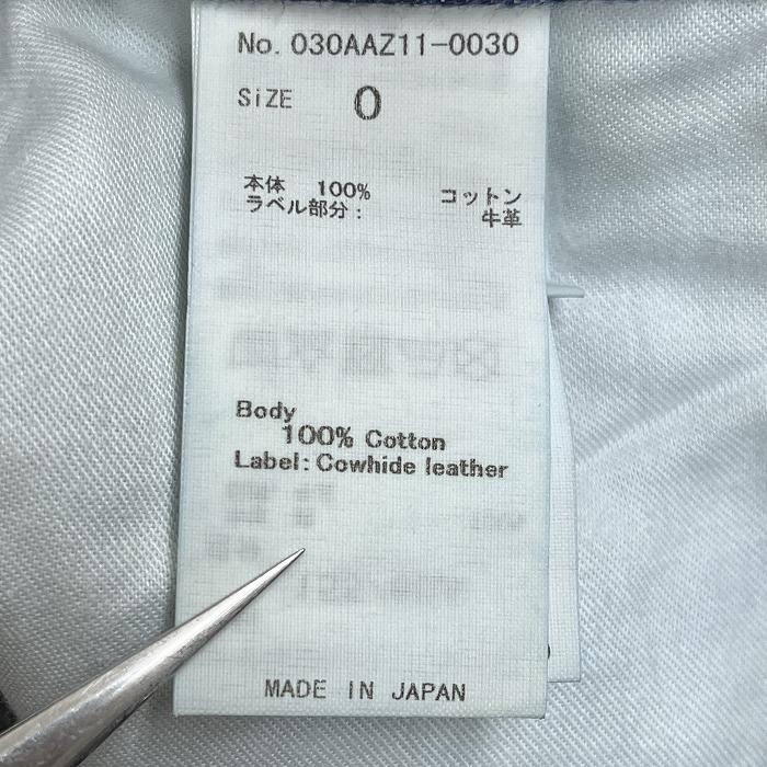 スライ SLY デニム ミニスカート 台形 フロントファスナー 裏地無し 日本製 綿100% コットン100%(ラベル：牛革) 0 ブルー 青 レディース | SLY | 04