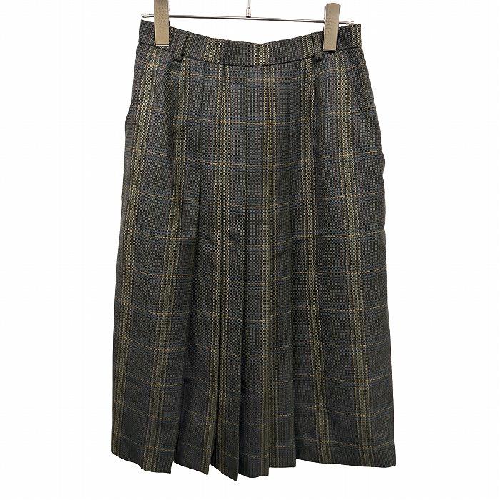 DAKS（ダックス） 微起毛 スカート チェック ウール100%(裏地