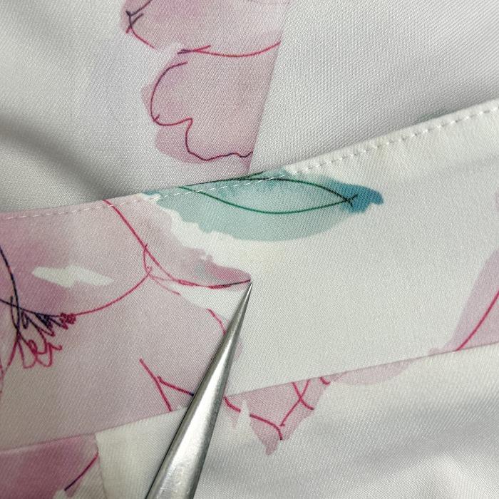 【新品】tocco closet フレアスカート 花柄 リバーシブル ウエストゴム ポリ100% M ピンク ピンク×白×緑×久住ピンク レディース | tocco closet | 06