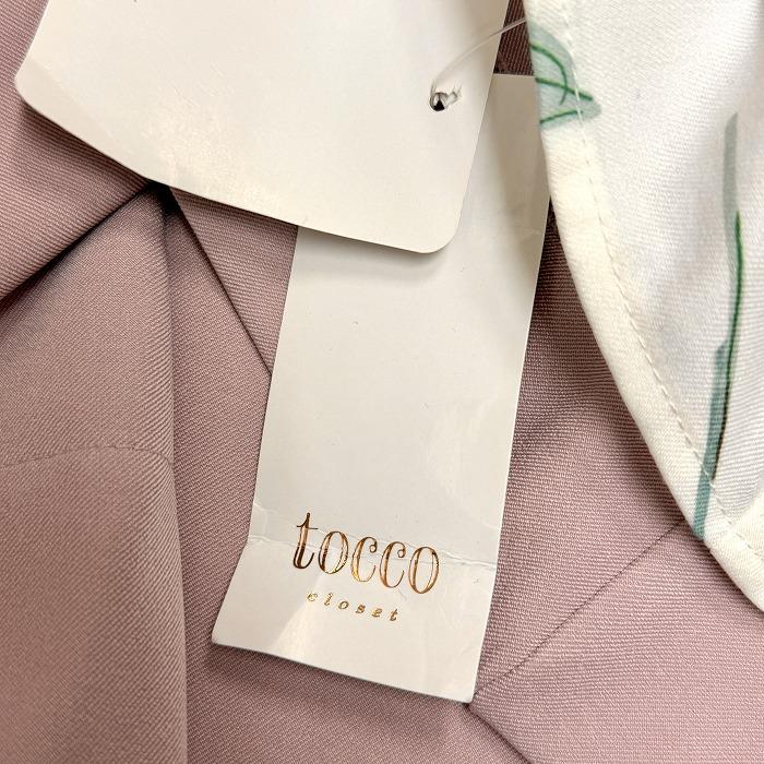 【新品】tocco closet フレアスカート 花柄 リバーシブル ウエストゴム ポリ100% M ピンク ピンク×白×緑×久住ピンク レディース | tocco closet | 07