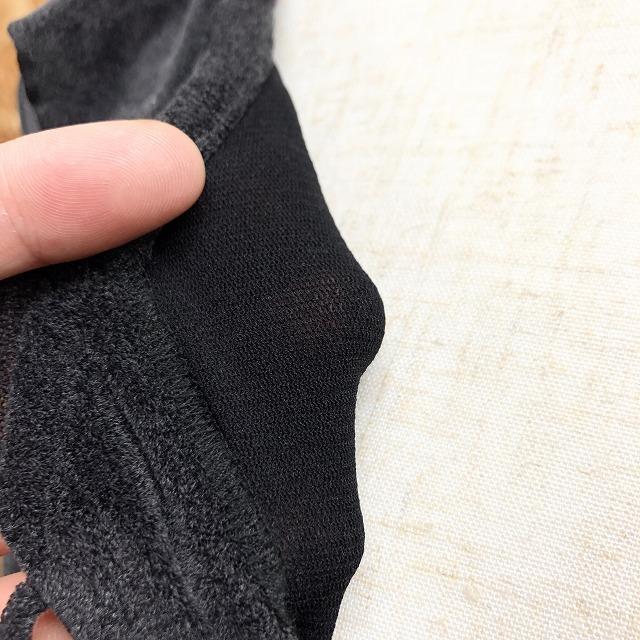 ZEROZONE ゼロゾーン 2 レディース ショートトップス 7分袖 フリルカラー レーヨン100%(内側：ナイロン100%) チャコールグレー系 |  | 04