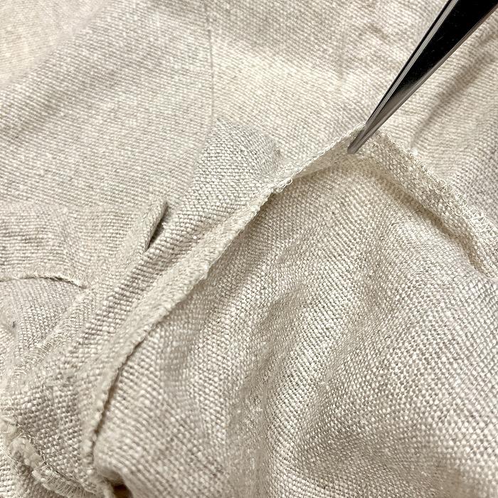 IENA イエナ - レディース プルオーバー トップス ノースリーブ Vネック 無地 サイドファスナー 日本製 リネン×シルク ベージュ系 | IENA | 02