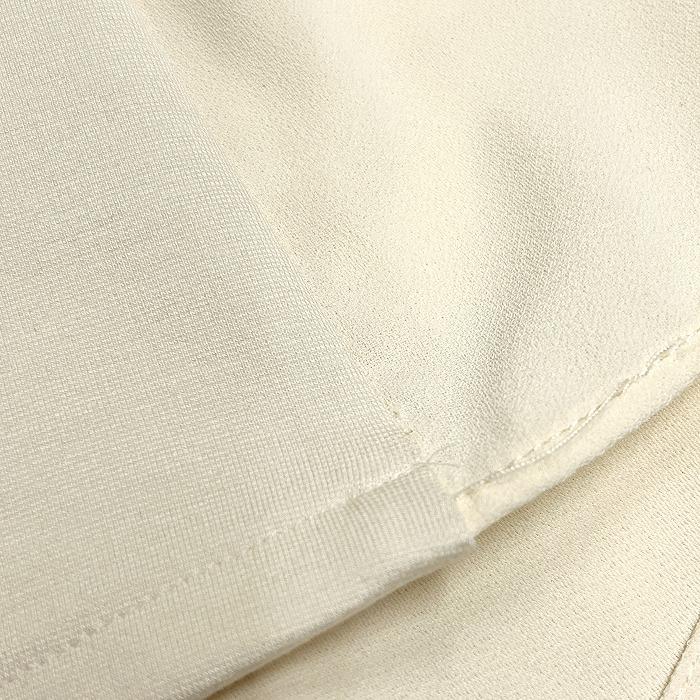 ボンサンス自由が丘 【新品】 プルオーバー シャツ チュニック 背中が別生地 長袖 無地 ポリ×レーヨンなど 44 アイボリー レディース |  | 05