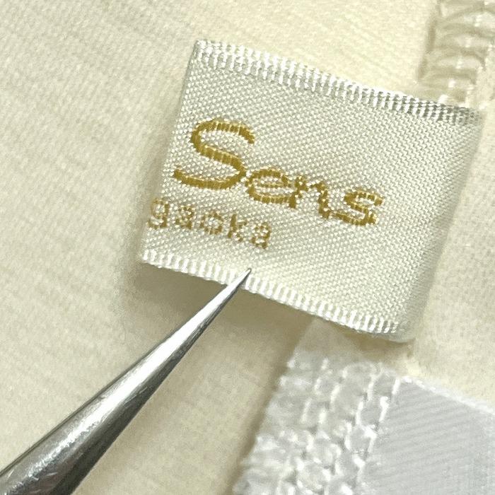 ボンサンス自由が丘 【新品】 プルオーバー シャツ チュニック 背中が別生地 長袖 無地 ポリ×レーヨンなど 44 アイボリー レディース |  | 07