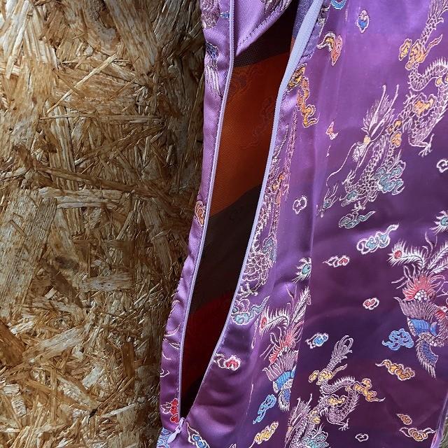 株 ユメックス Mサイズ レディース チャイナドレス ワンピース 裏地無し 半袖 龍と花のジャカード柄 ポリエステル レーヨン ピンク Lw Undo Rowa ヤフー店 通販 Yahoo ショッピング