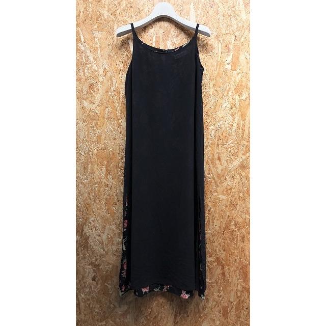 日本製 Plage プラージュ 9 レディース 薄手 シフォンワンピース 二重生地 両生地シフォン 花柄 ノースリーブ ポリ100 ブラック 黒 Lw Undo Rowa ヤフー店 通販 Yahoo ショッピング