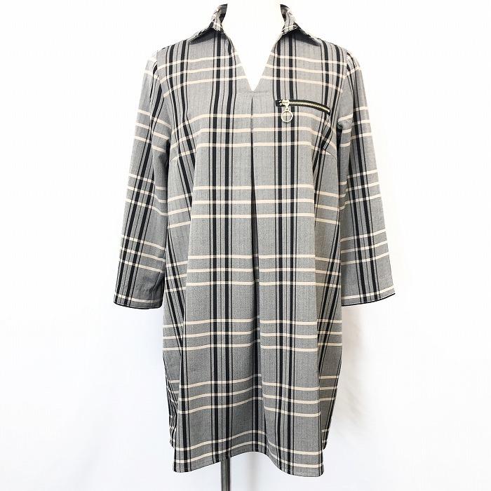 ラディション LADISION スキッパーチュニック 裏地無し ワンピース