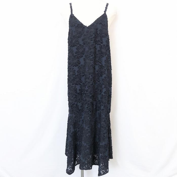 新品 Index インデックス M レディース 女性 イレヘムキャミソールワンピース 裏地付き 花柄 ノースリーブ ロング ポリ100 ネイビー 紺 Lw Undo Rowa ヤフー店 通販 Yahoo ショッピング
