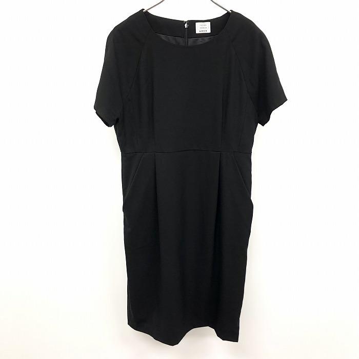 Plst プラステ 2 レディース ワンピース 裏地付き ひざ丈 タックスカート ラグラン ポリエステル レーヨン ポリウレタン ブラック 黒 Lw Undo Rowa ヤフー店 通販 Yahoo ショッピング