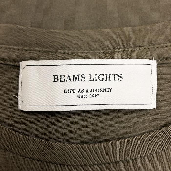 ビームスライツ BEAMS LIGHTS Tシャツワンピース Tシャツチュニック 無地 裏地無し 綿100% 38 ヘザーグレーグリーン カーキ系 レディース | BEAMS LIGHTS | 03