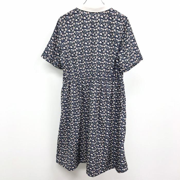 179/WG NICOLE CLUB 薄手 花柄ワンピース 裏地無し カンガルー