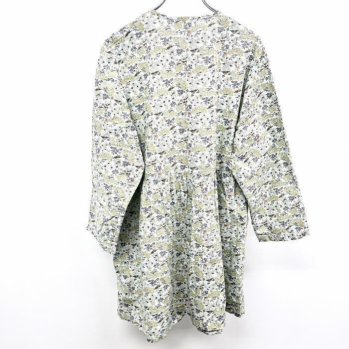 ワコールマタニティ WACOAL MATERNITY シャツチュニック 授乳スリット 授乳服 長袖 綿100% M-L(バスト86-101/腹囲78-110) 緑系 レディース | WACOAL MATERNITY | 02