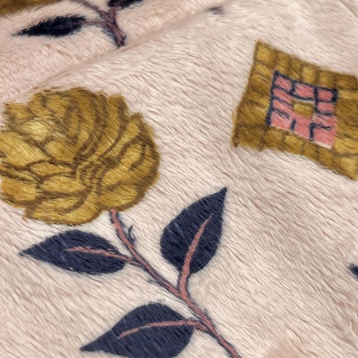 LILY BROWN（リリーブラウン） レトロ花柄ベアワンピース 裏地付き