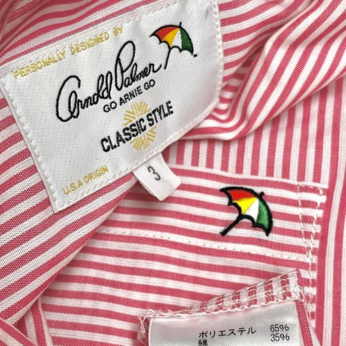 Arnold Palmer アーノルドパーマー シャツワンピース ストライプ