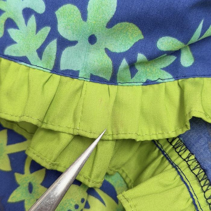 ムームーファクトリー T＆L MUUMUU FACTORY フラダンス ワンピース アロハ柄 マーメイド 綿×ポリ ブルー 青×紺×緑×グレー レディース |  | 03