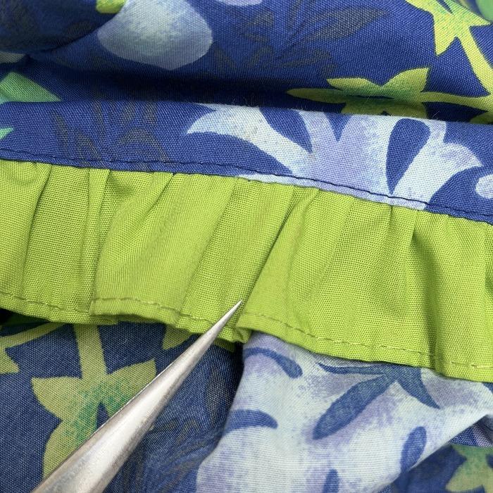 ムームーファクトリー T＆L MUUMUU FACTORY フラダンス ワンピース アロハ柄 マーメイド 綿×ポリ ブルー 青×紺×緑×グレー レディース |  | 04