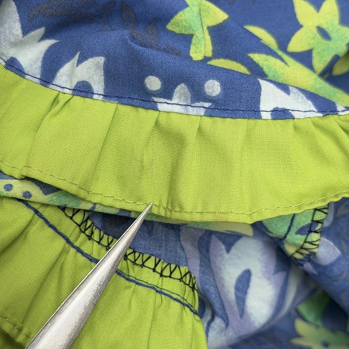 ムームーファクトリー T＆L MUUMUU FACTORY フラダンス ワンピース アロハ柄 マーメイド 綿×ポリ ブルー 青×紺×緑×グレー レディース |  | 06