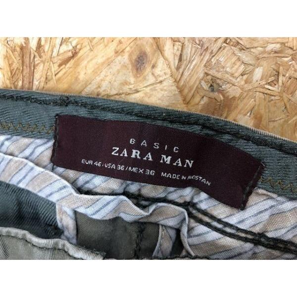 ZARA MAN BASIC ザラマン サイズ36 メンズ パンツ ジップフライ ロング 