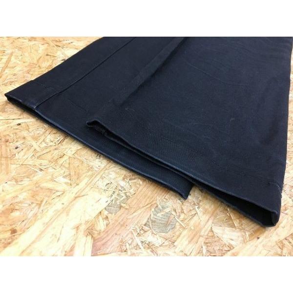 le coq sportif ルコックスポルティフ 若干テーパード ストレッチ パンツ両面ロゴ入り プリント 刺繍 サイズ7 黒×薄ピンク レディース | le coq sportif | 05