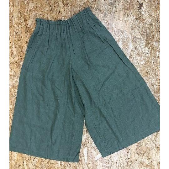 Niko And ニコアンド サイズ3 レディース 若干薄手 パンツ ショート丈 ウエストゴム 無地 麻混紡 グリーンカーキ 緑色 Pl Undo Rowa ヤフー店 通販 Yahoo ショッピング